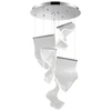 Finesse Decor Acrylic Lace 5-light Led Chandelier