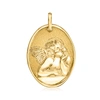 Ross-simons Italian 14kt Yellow Gold Raffaello's Angel Pendant In Gold