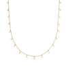 Rs Pure Ross-simons 2.5-3mm Cultured Pearl Necklace In 14kt Yellow Gold In White