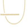 Ross-simons 3.35mm 14kt Yellow Gold Curb-link Chain Necklace In Gold