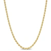 Mimi & Max 2.2mm Rope Chain Necklace In Yellow Plated Sterling Silver - 18 In In Gold