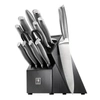 Henckels Modernist 13-pc Knife Set With Block, Chef Knife, Paring Knife, Steak Knife, Black, Stainless Steel