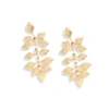 SOHI GOLD COLOR GOLD PLATED PARTY DESIGNER DROP EARRING FOR WOMEN'S
