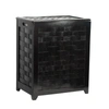 Oceanstar Mahogany Finished Rectangular Veneer Laundry Wood Hamper With Interior Bag Rhv0103mh