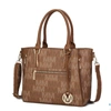 Mkf Collection By Mia K Siena M Signature Tote Handbag In Brown