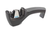 Kitchen Iq Gourmet Pull-thru Carbide & Ceramic Knife Sharpener, Black