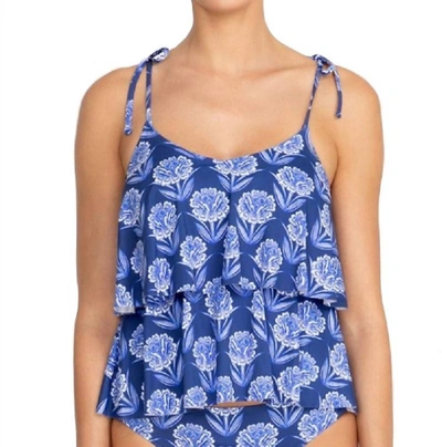 Johnny Was Yao Tankini Top In Multi In Blue