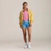 Members Only Women's Classic Iconic Racer Oversized Jacket In Yellow