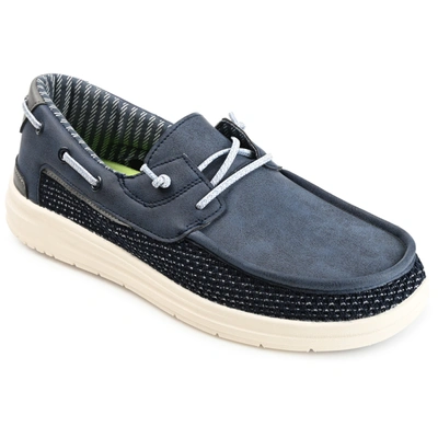 Vance Co. Carlton Mens Slip On Casual Casual And Fashion Sneakers In Blue
