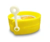 Fusionbrands Eggxactring Adjustible Silicone Egg Ring, Yellow In Yellow
