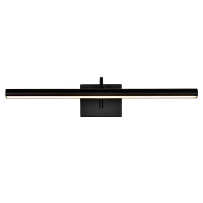 Vonn Lighting Procyon Vmw11900bl 24" Integrated Led Bathroom Lighting Fixture In Black