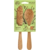 Talisman Designs Laser Etched Beechwood Jam Spoon & Spreader Set, Woodland Collection, Set Of 2 In Brown