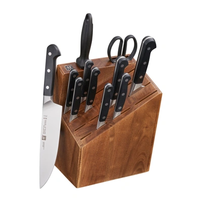 Zwilling Pro 12-piece Knife Block Set In Black