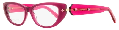 Swarovski Demo Cat Eye Ladies Eyeglasses Sk5476 072 53 In N/a