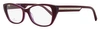 Swarovski Women's Rectangular Eyeglasses Sk5391 081 Violet 53mm In Multi