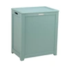 OCEANSTAR STORAGE LAUNDRY HAMPER, TURQUOISE