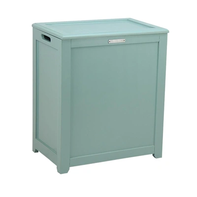 Oceanstar Storage Laundry Hamper, Turquoise In Blue