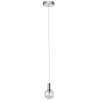 VONN LIGHTING SIENNA VAP2181CH 5" INTEGRATED LED PENDANT LIGHTING FIXTURE WITH GLOBE SHADE, POLISHED CHROME