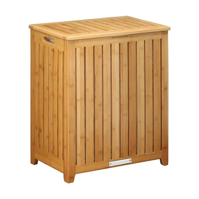 Oceanstar Hpl Spa-style Bamboo Laundry Hamper Brh1248