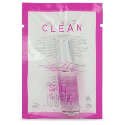 Clean 545394 0.17 oz Skin & Vanilla Perfume For Women