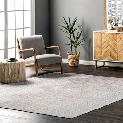 Nuloom Adeline Modern Hexagon Machine Washable Area Rug