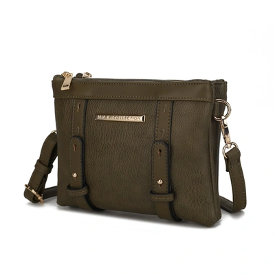 Mkf Collection By Mia K Elsie Multi Compartment Crossbody Bag In Green
