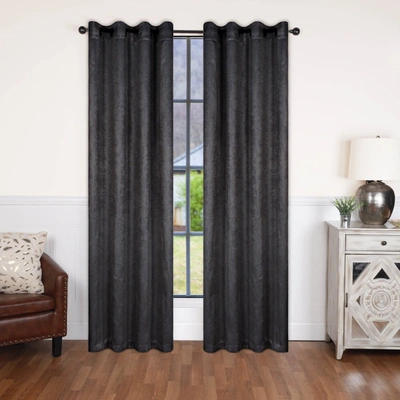 Superior Blackout Thermal Insulated 2-piece Curtain Panel Set With Stainless Grommet Header