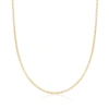 ROSS-SIMONS 1MM 14KT YELLOW GOLD BOX CHAIN NECKLACE