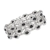 ROSS-SIMONS SAPPHIRE BRACELET WITH DIAMOND ACCENT IN STERLING SILVER