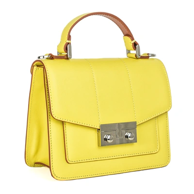 Claudio Civitico Atae Crossbody Bag In Yellow