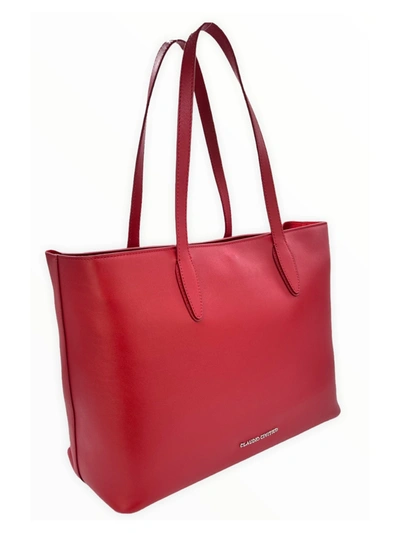 Claudio Civitico Elizabeth Tote Bag In Red