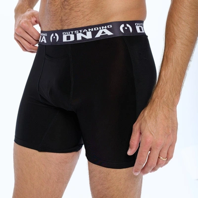 Outstanding Dna Outstanding Boxer Brief With Pockets Men 7" In Black