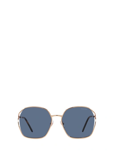 Miu Miu Woman Sunglasses Mu 60vs Core Collection In Grey Gradient