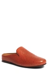 CARLOS SANTANA ACHILLES OSTRICH EMBOSSED LEATHER MULE