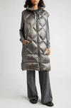 MAX MARA SPACEVEST WATER REPELLENT QUILTED LONG DOWN VEST