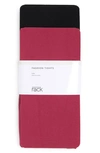 Nordstrom Rack Opaque Tights In Red Earth- Black