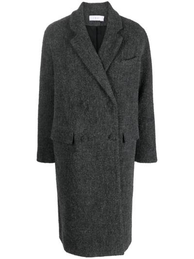 Iro Gonira Double-breasted Coat In Grau