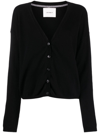 Lisa Yang V-neck Cashmere Cardigan In Schwarz