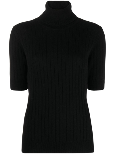 Lisa Yang Cashmere Knitted Mini-dress In Schwarz