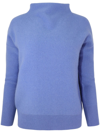 Vince Plush Cashmere Funnel Neck Sweater In Wave Quartz