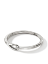 John Hardy Surf Hinged Bangle Bracelet In Silber