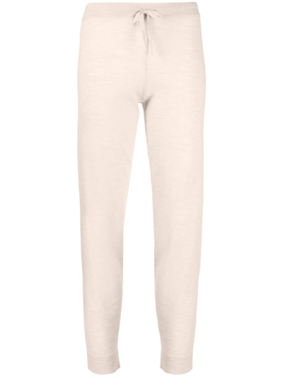 Cashmere In Love Jana Fine-knit Trousers In Braun