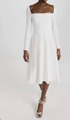 Black Halo Lake Dress In Pearl In Beige