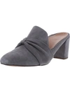 VIONIC PRESLEY WOMENS SUEDE SQUARE TOE MULES