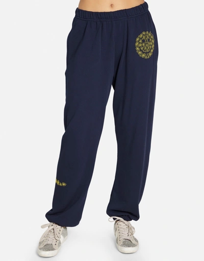 Lauren Moshi Chantria Diamond Happyface In Navy