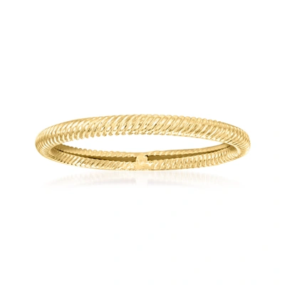 Ross-simons 18kt Yellow Gold Twisted Ring
