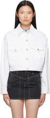 ISABEL MARANT ÉTOILE WHITE TADIA DENIM JACKET