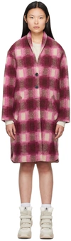 ISABEL MARANT ÉTOILE PINK GABRIEL COAT