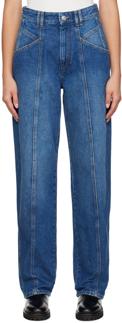 Isabel Marant Vetan Jeans In Blue