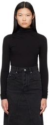 Isabel Marant Étoile Black Lou Turtleneck In 01bk Black